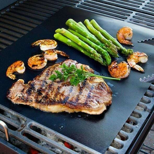 Grillmatics BBQ Mats (Reusable Set)