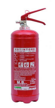 ESTINTORE PORTATILE A POLVERE DA 3 KG