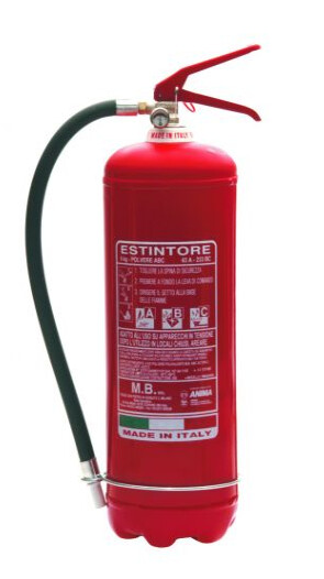 ESTINTORE PORTATILE A POLVERE DA 6 KG