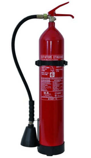 ESTINTORE PORTATILE A CO2 DA 5 KG MED
