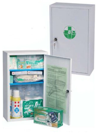 ARMADIETTO MEDICO ALLEGATO 1 BASE - 102/M conforme al D.M. 388/2003 e D.L. 81/2008
