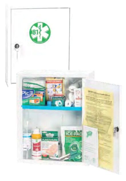ARMADIETTO MEDICO ALLEGATO 2 MAGGIORATO - 103 / M conforme al D.M. 388/2003 e D.L. 81/2008