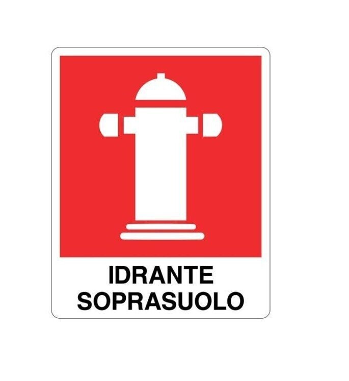 CARTELLO IDRANTE SOPRASUOLO