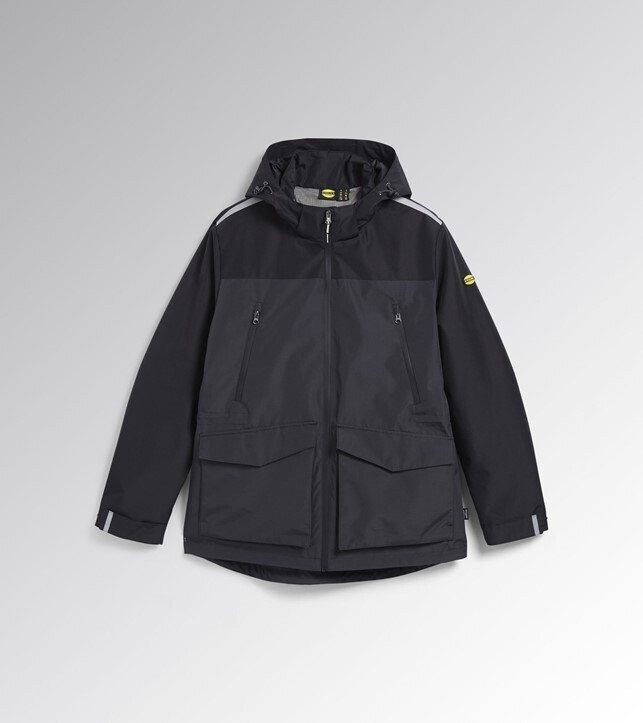 PADDED JACKET TECH, Colore: black coal