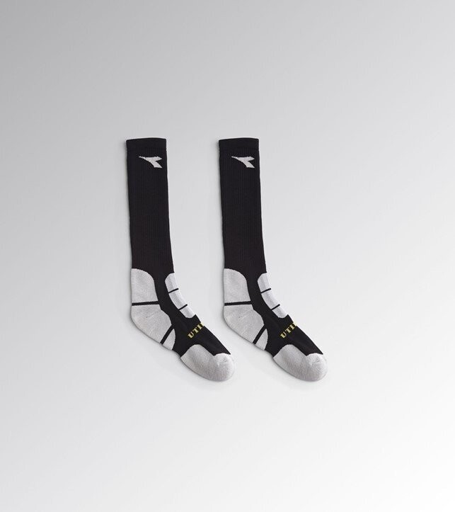 MERINOS WINTER SOCKS colore black/dark gull grey