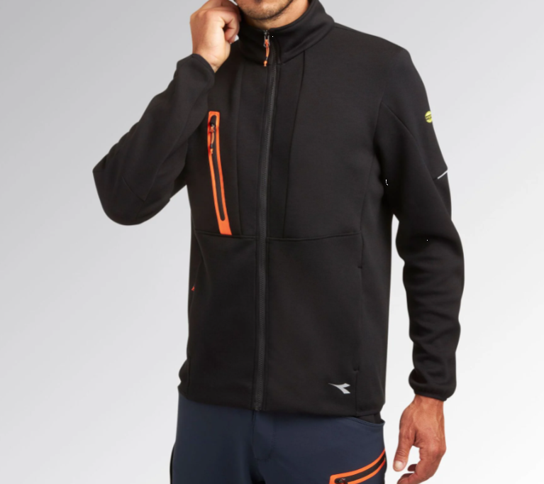 SWEATSHIRT HYBRID TACTIC colore black