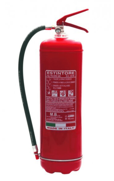 ESTINTORE PORTATILE A POLVERE DA 9 KG