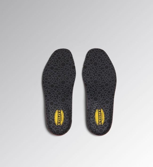 INSOLE PU ATHENA colore nine iron / rouge red