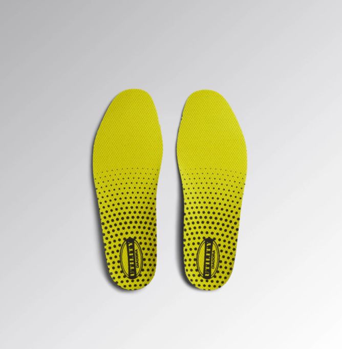 INSOLE PERFORMANCE PU FOAM REC colore black/yellow croms