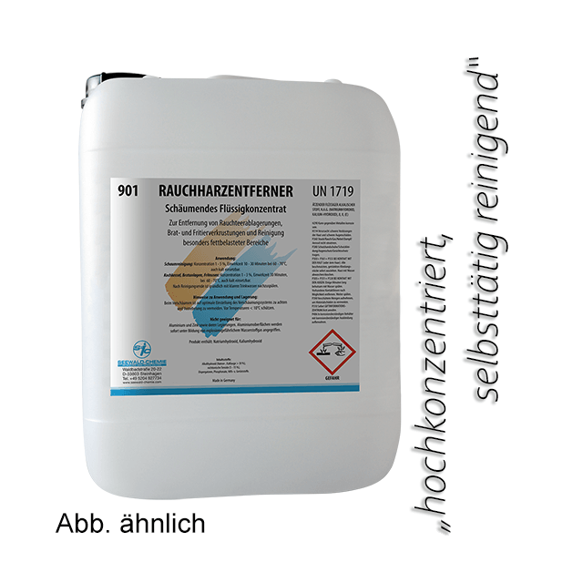 Rauchharzentferner, schäumendes Flüssigkonzentrat, 15kg-Kanister Rauchharzentferner, schäumendes Flüssigkonzentrat, 15kg-Kanister