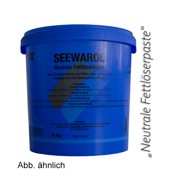 Seewarol - Neutrale Fettlöserpaste, 10kg-Eimer Seewarol - Neutrale Fettlöserpaste, 10kg-Eimer