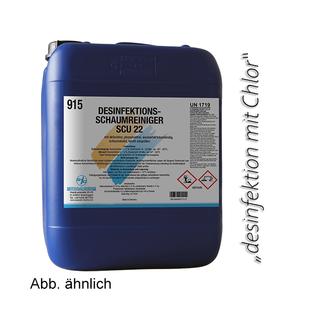 Desinfektionsschaumreiniger SCU 22, 11kg-Kanister Desinfektionsschaumreiniger SCU 22, 11kg-Kanister