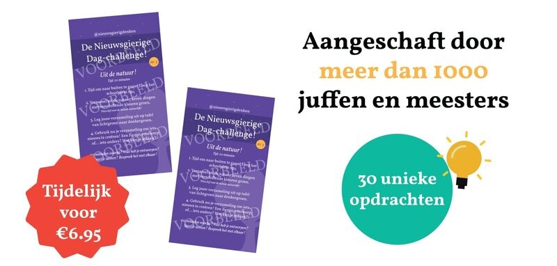 30 nieuwsgierige opdrachten voor jouw leerlingen