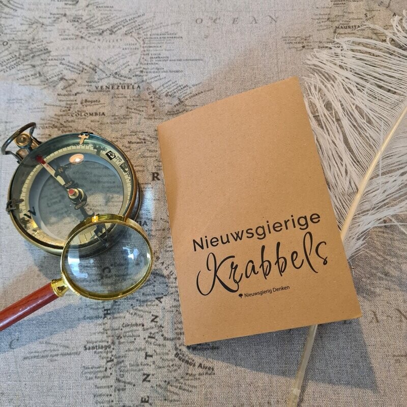 Nieuwsgierige Krabbels notitieboekje