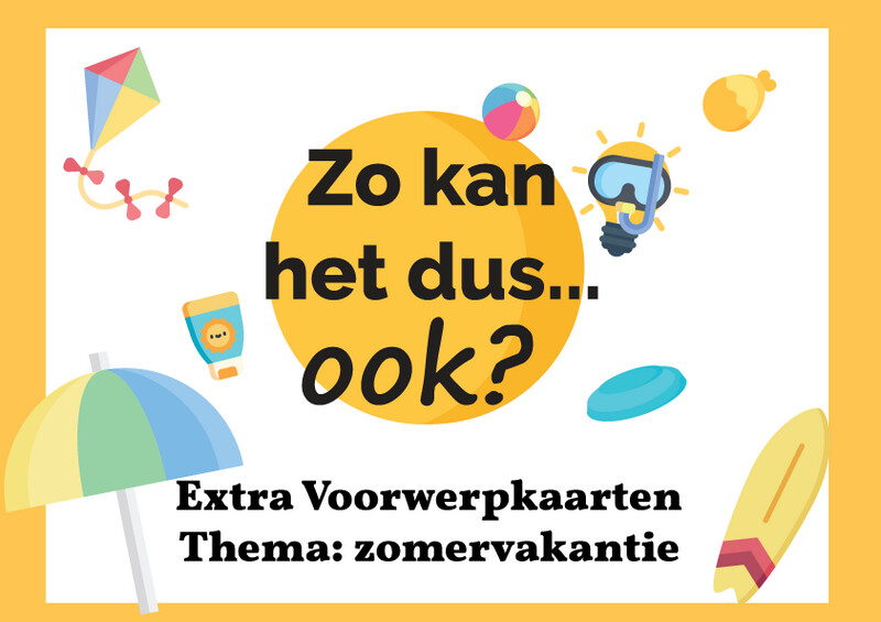 Voorwerpkaarten Zomervakantie - Uitbreiding Zo Kan Het Dus... Ook?!