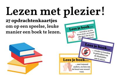 Nieuwsgierig Lezen! Opdrachtenkaartjes Onderwijs