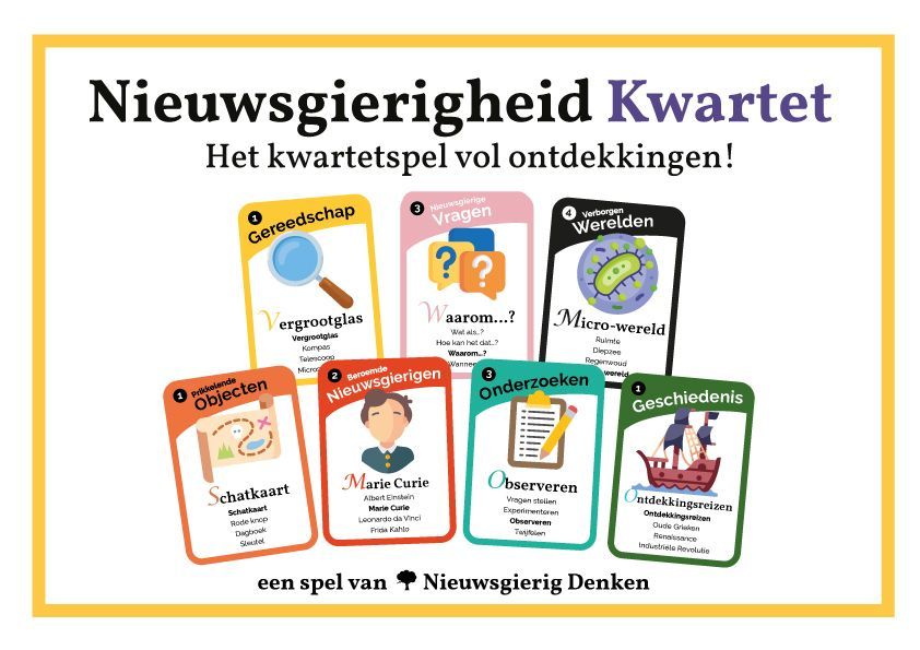 Kwartet Nieuwsgierigheid - Het kwartet vol ontdekkingen!
