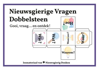Nieuwsgierige Vragen Dobbelsteen