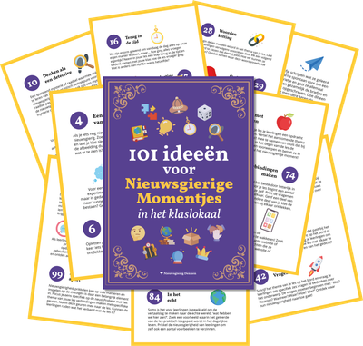 101 ideeën voor Nieuwsgierige Momentjes tijdens je les! e-book