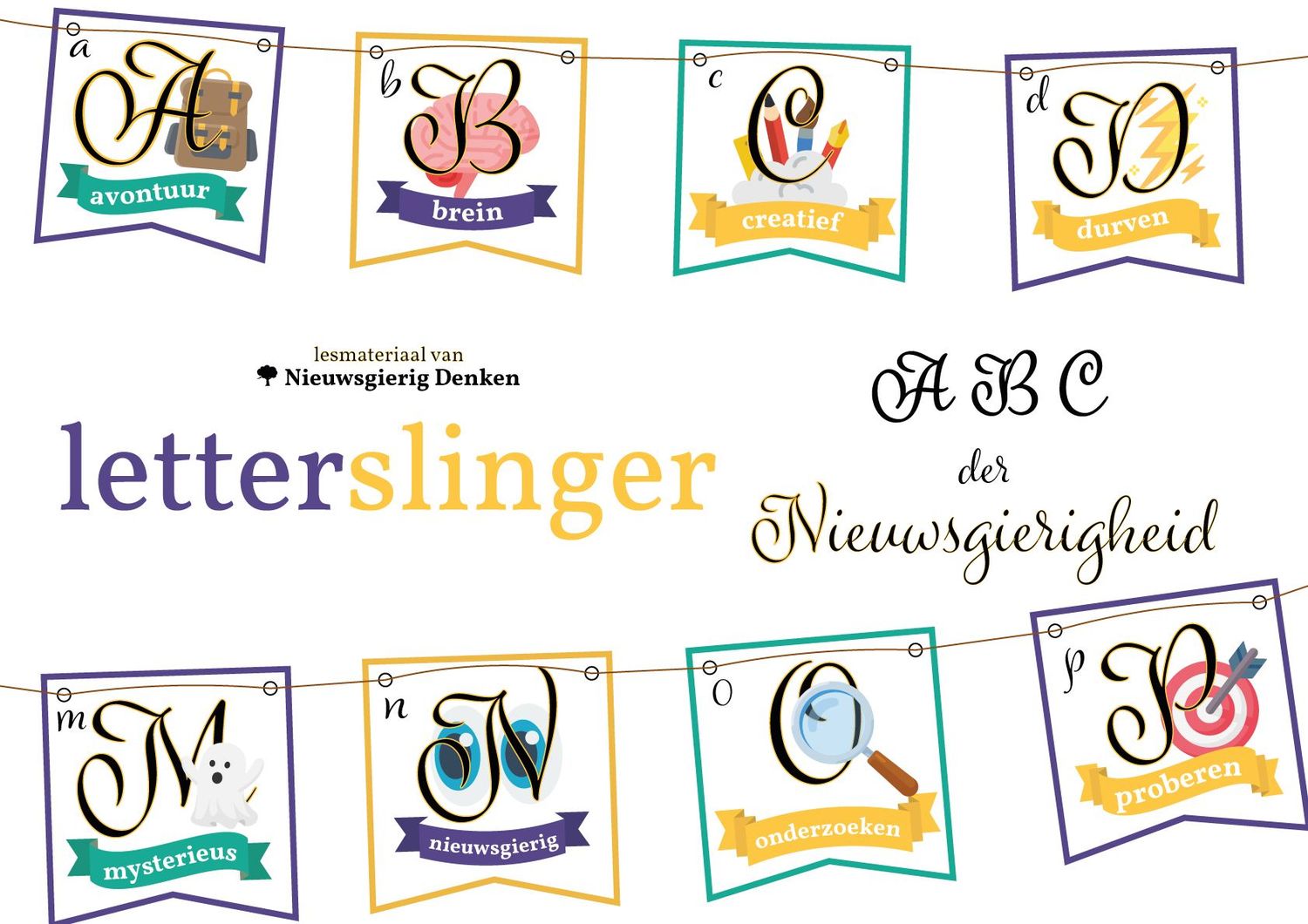 Letterslinger ABC der Nieuwsgierigheid