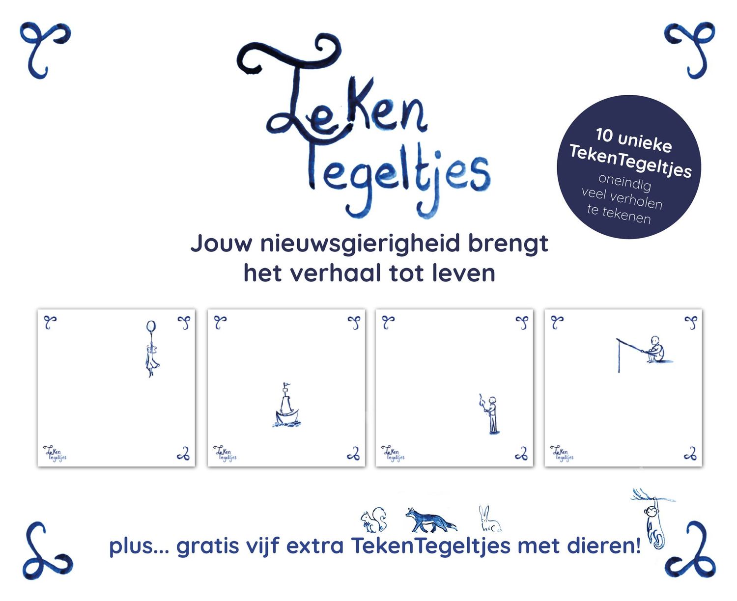 TekenTegeltjes Starterset (+ 5 dieren TekenTegeltjes) TekenTegeltjes Starterset (+ 5 dieren TekenTegeltjes)