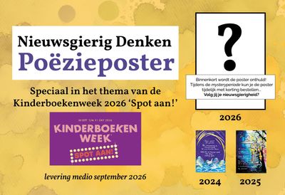 A2 Poster Kinderboekenweek 2026 'Spot aan!' met gedicht A2 Poster Kinderboekenweek 2026 'Spot aan!' met gedicht