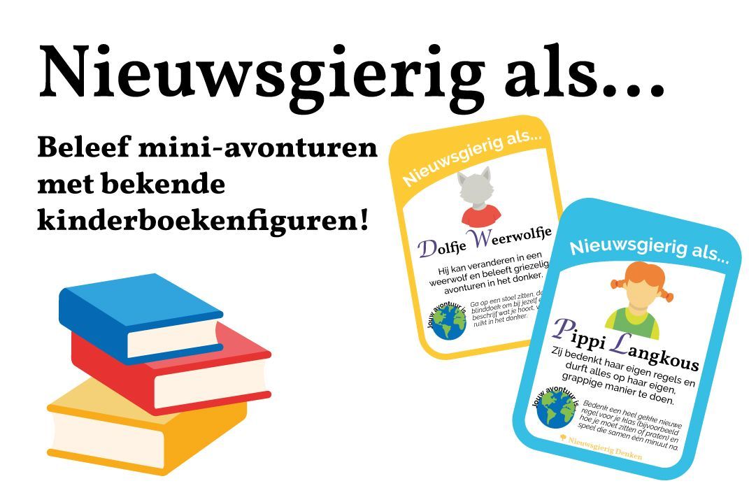 Nieuwsgierig als... Opdrachtenkaartjes Kinderboeken Onderwijs