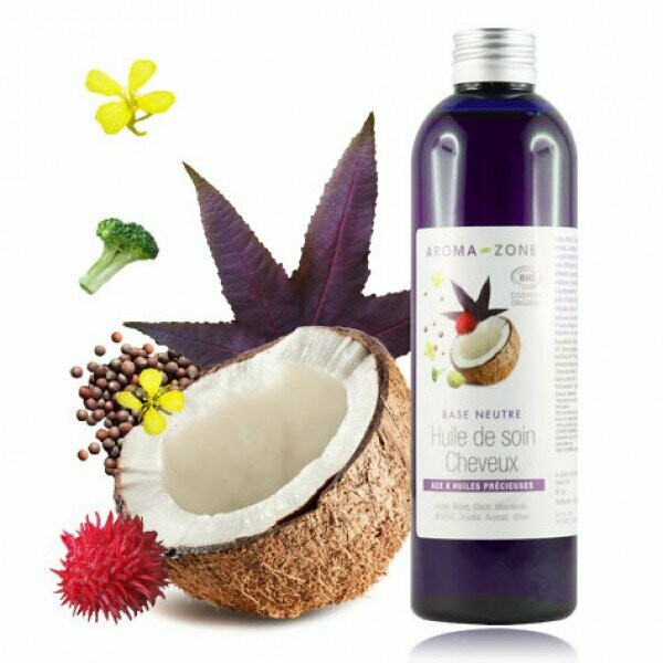 Huile de soin cheveux Aroma Zone