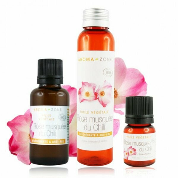 Huile végétale de Rose Musquée du Chili Bio