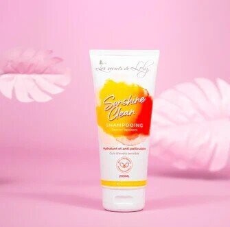 Shampooing dermo-apaisant Sunshine Clean- hydratant et antipelliculaire- 200ML- les secrets de loly