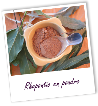 Colorant végétal rhapontic