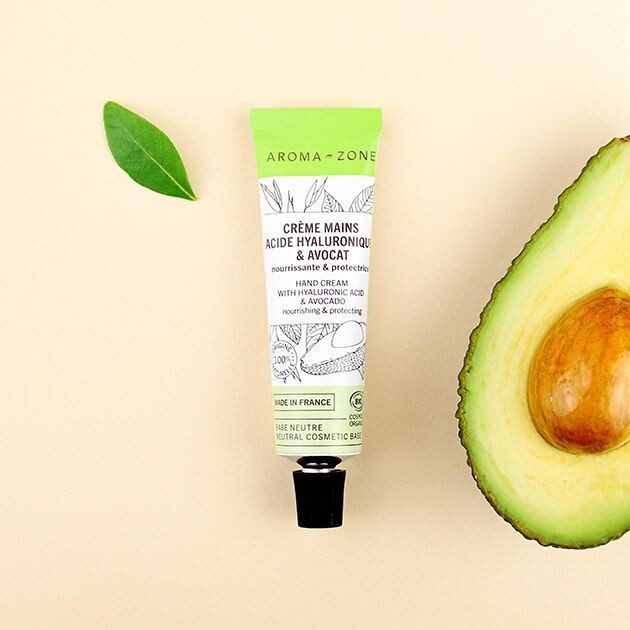 Crème mains nourrissante acide hyaluronique & avocat