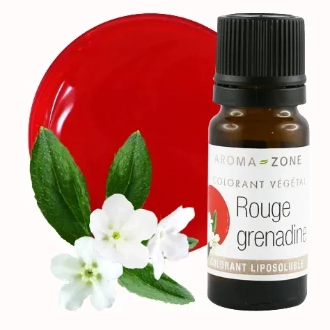 Colorant végétal rouge grenadine