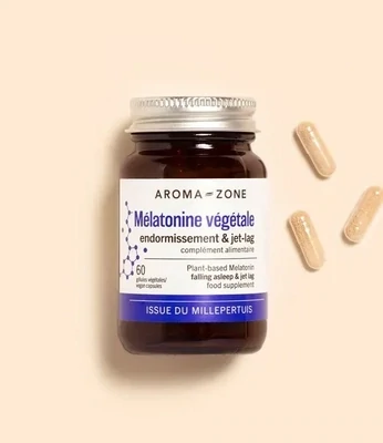 Mélatonine naturelle végétale - 60gélules- Complément alimentaire