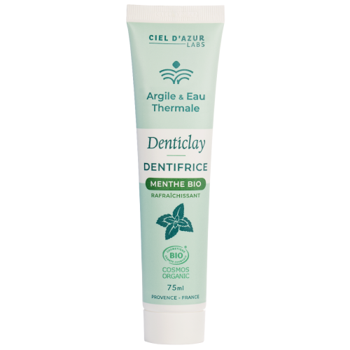 Dentifrice argile et eau thermale menthe 75ml