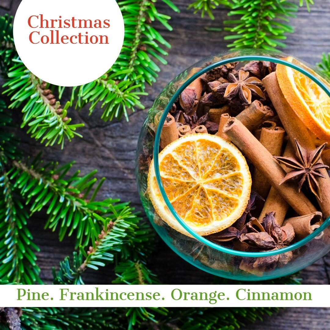 Christmas Collection - Frankincense, Orange, Pine and Cinnamon