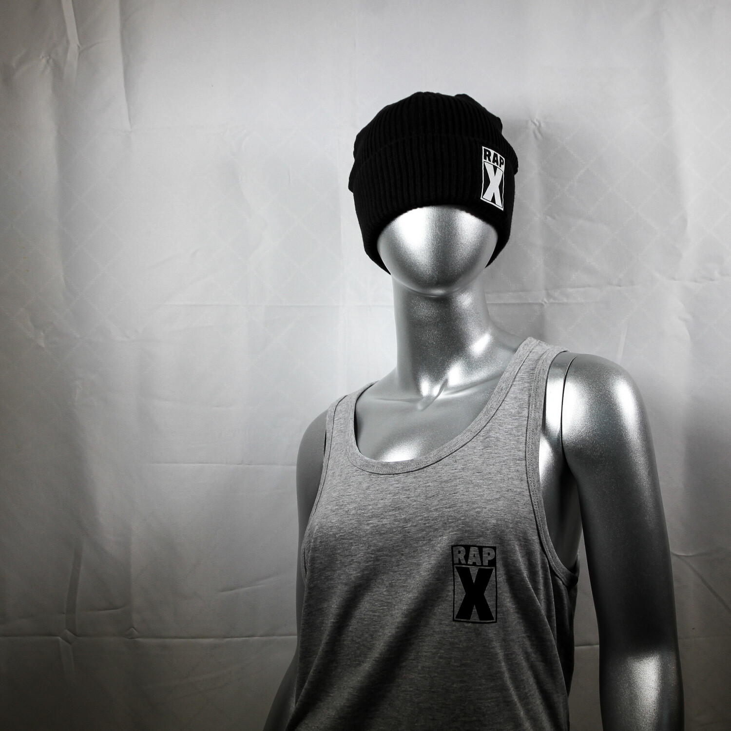 RAPX FISHERMAN RIB BEANIE black / white