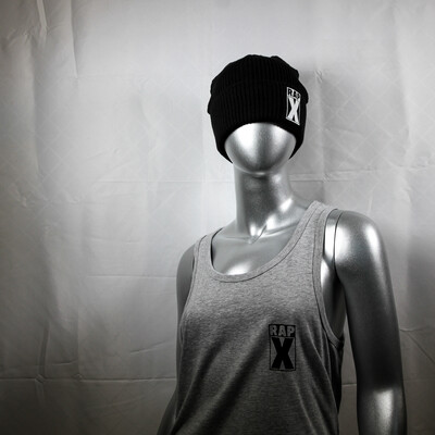 RAPX FISHERMAN RIB BEANIE black / white