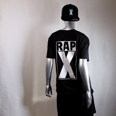 RAPX backside LOGO T black / white