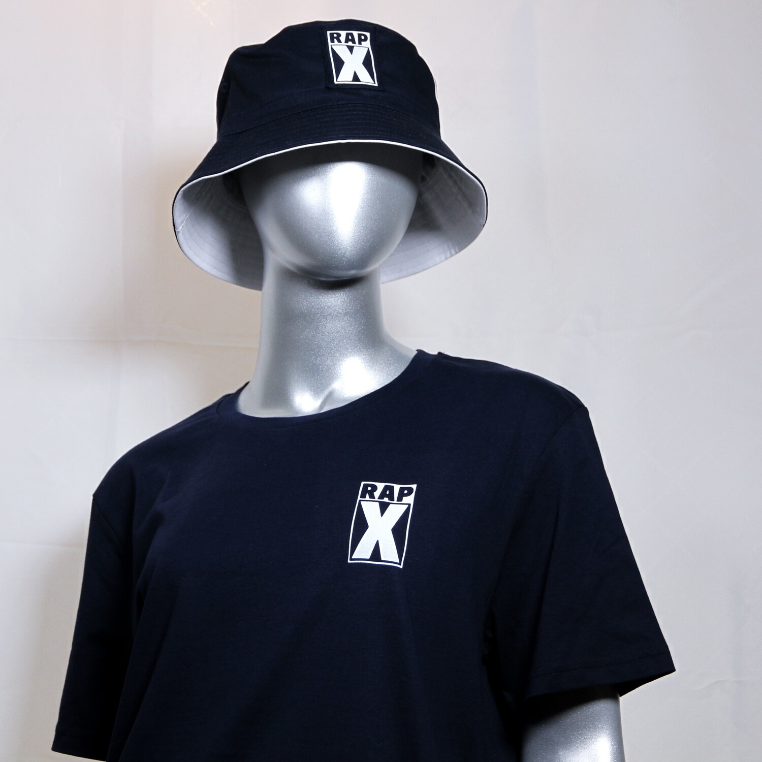 RAPX backside LOGO T navy / white