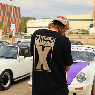 ONASSIS X T-shirt black/creamwhite 240GSM