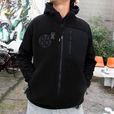 RAPX SHERPA VEST ‘86 black / black