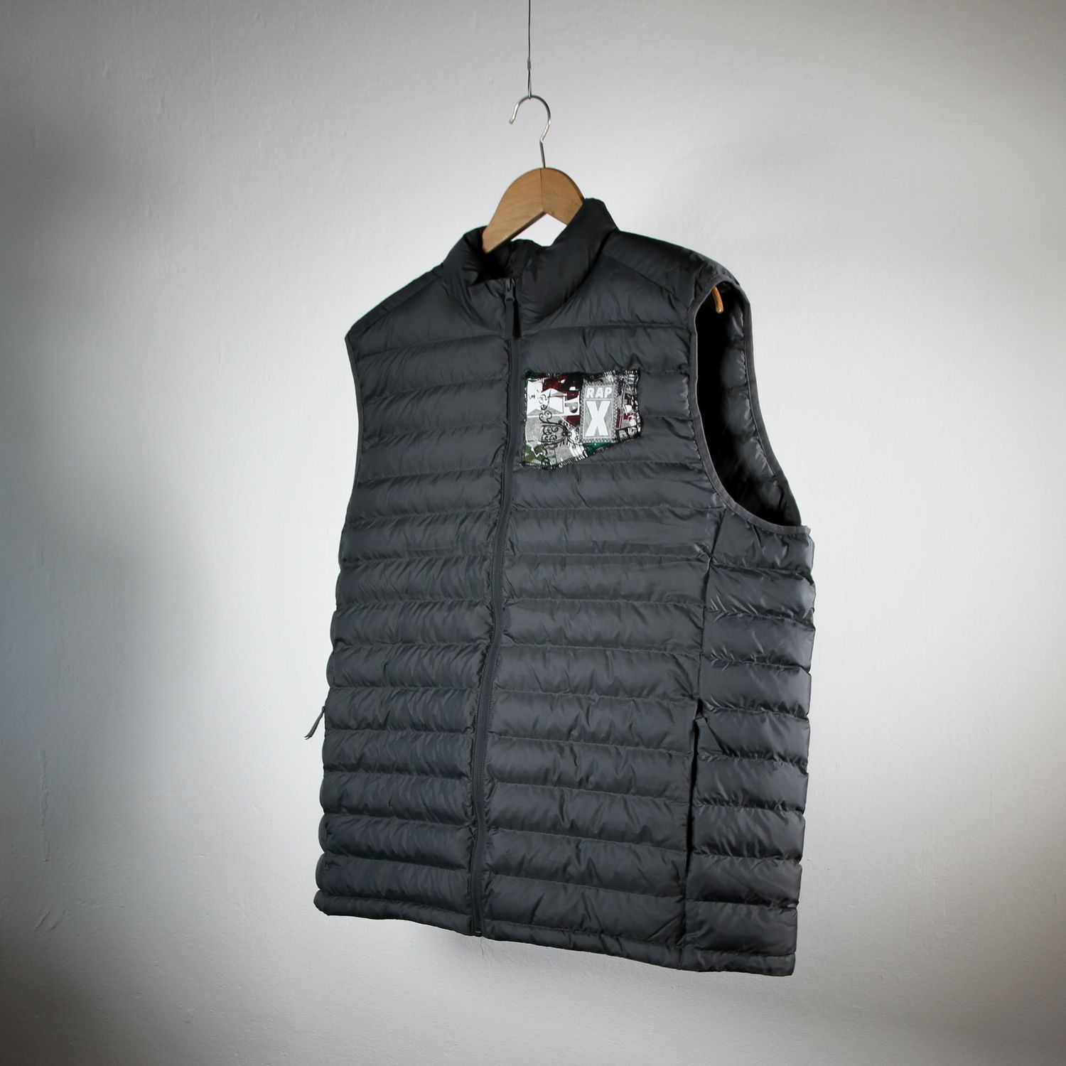 RAPX VEST custom d.grey / white