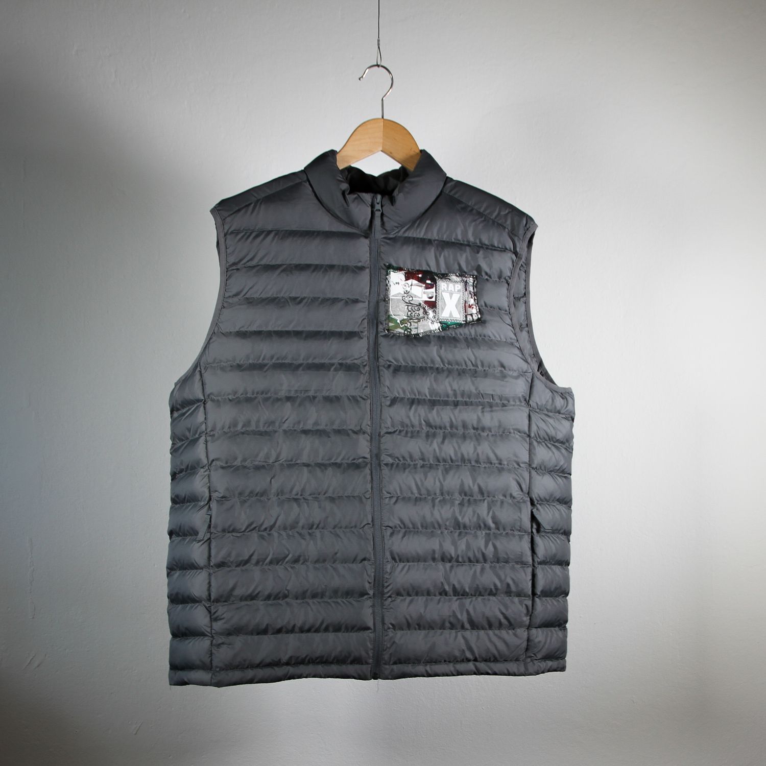 RAPX VEST custom d.grey / white