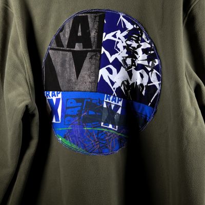 RAPX Fleece Jacket custom blu