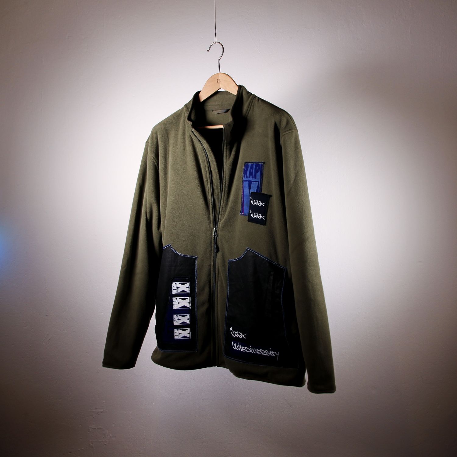 RAPX Fleece Jacket custom blu