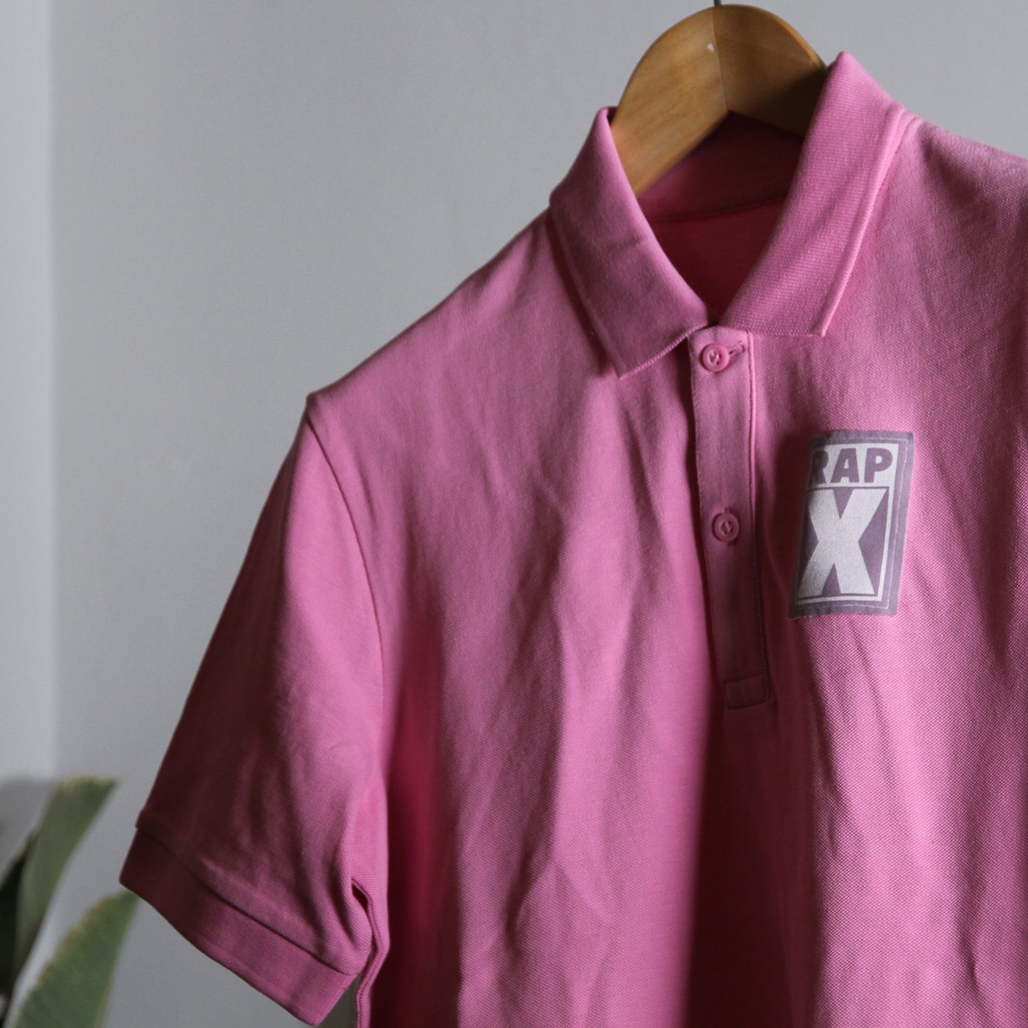 RAPX CLASSIC POLO bubble gum pink -lilac/white