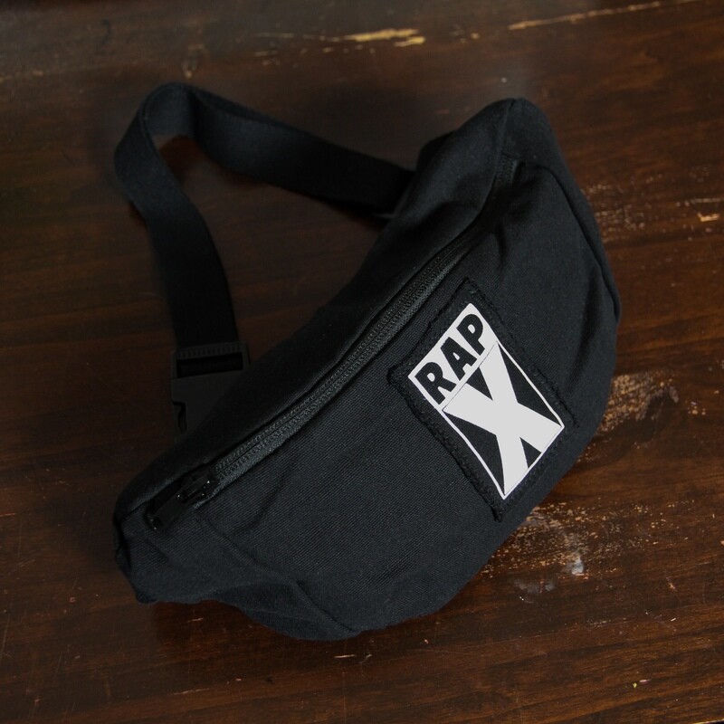 RAPX CLASSIC HIP BAG black/white