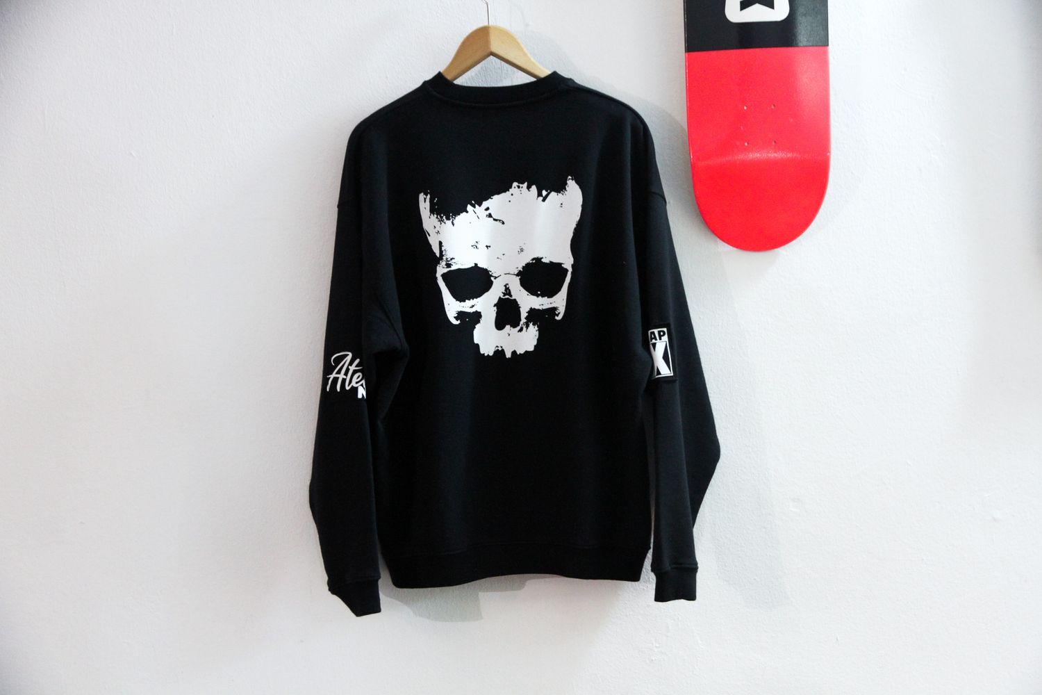 RAPX skull SWEAT black/white