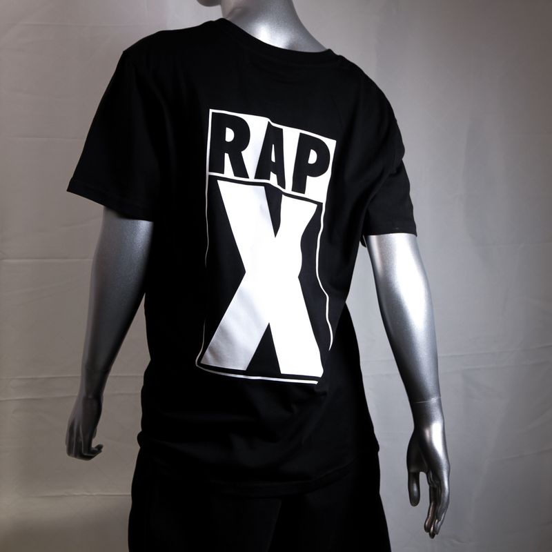 RAPX backside LOGO T black / white